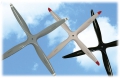 Falcon Carbon-Luftschraube 4-Blatt 25 x 11